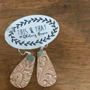 Handmade Leather Earrings